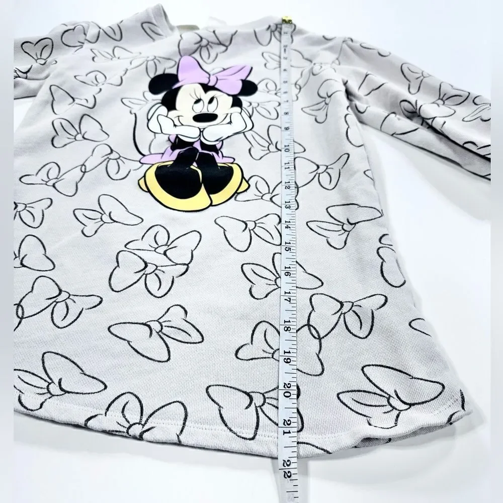 Zara baby Disney Minnie Mouse sweatshirt dress 4-5